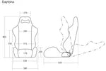 Cobra Daytona Sport Seats - Black