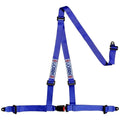 Cobra Bolt In 3 Point Road Harness - Blue