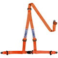 Cobra Bolt In 3 Point Road Harness - Orange